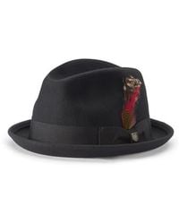 Brixton - Gain Wool Fedora - Lyst
