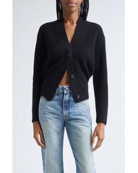 R13 - Split Hem Rib Cashmere Cardigan - Lyst