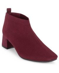 Tahari - Corniche Block Heel Knit Bootie - Lyst