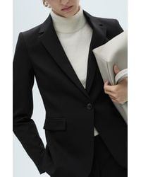 Mango - Fitted Suit Jacket - Lyst