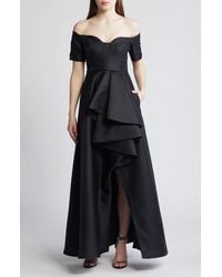 Black Halo - Serafina Off The Shoulder High-low Gown - Lyst