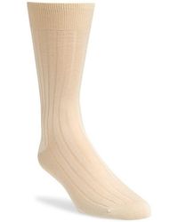 Canali - Cotton Rib Dress Socks - Lyst
