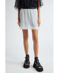 Undercover - Mixed Media Layered Shorts - Lyst