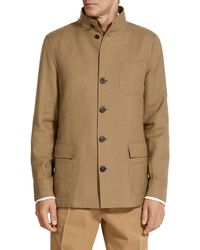 Zegna - Linen & Wool Chore Jacket - Lyst