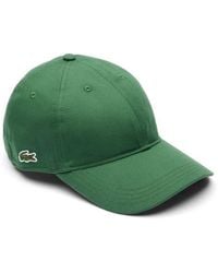 Lacoste - Essential Cotton Twill Baseball Cap - Lyst