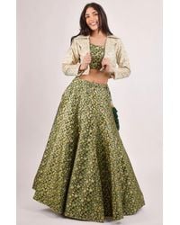 Ras - Zele Banarasi Lehenga Choli With Jacket - Lyst