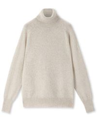 Fortela - Piero High Neck Alpaca Wool Sweater - Lyst