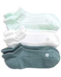 Zella - Assorted 3-pack Tab Ankle Socks - Lyst