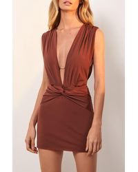ViX - Cindy Solid Cover-up Dress - Lyst