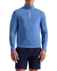 Bugatchi - Solid Quarter Zip Pullover - Lyst