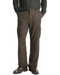 Vince - Louie Wool Blend Flannel Cargo Pants - Lyst