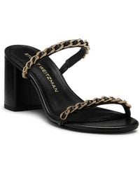 Stuart Weitzman - Soluxe Crystal Slide 75 - Lyst