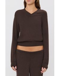 ÉTERNE - Lennox V-Neck Sweater - Lyst
