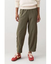 Marine Layer - Jessie Barrel Leg Twill Pants - Lyst