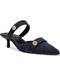 L'Agence - Gilliane Mary Jane Pointed Toe Kitten Heel Mule - Lyst