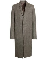 Rick Owens - Concordian Wool Blend Coat - Lyst