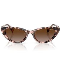 Ralph - 53Mm Gradient Cat Eye Sunglasses - Lyst