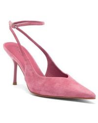 Jeffrey Campbell - Executive Ankle Strap Pointed Toe Slingback Pump - Lyst
