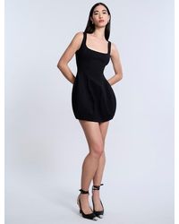 BCBGMAXAZRIA - Solid Structure Mini Dress - Lyst