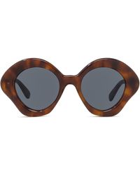 Loewe - Curvy 49mm Small Geometric Sunglasses - Lyst