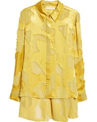 Jason Wu - Abstract Fil Coupé Button-Up Shirt - Lyst