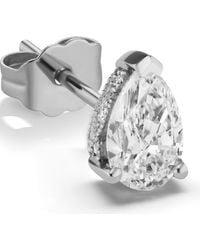 Maria Tash - Diamond Pear Stud Earring - Lyst