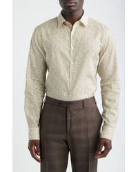 Canali - Button-Up Linen & Cotton Top - Lyst