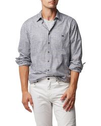 Rodd & Gunn - Gebbies Valley Gingham Button-up Cotton & Linen Shirt - Lyst
