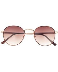 Aire - Rising 48Mm Small Gradient Round Sunglasses - Lyst