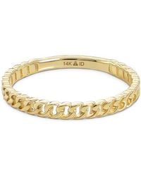 DEVATA - Cuban Link Ring - Lyst