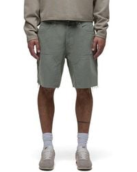 Hudson Jeans - Cutoff Cotton Herringbone Carpenter Shorts - Lyst