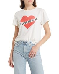RE/DONE - Classic I Love My Mom Cotton Graphic T-shirt - Lyst