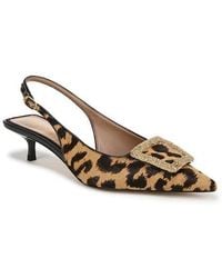 Sam Edelman - Kammie Slingback Pointed Toe Kitten Heel Pump - Lyst
