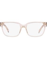 Prada - 52Mm Rectangular Optical Glasses - Lyst