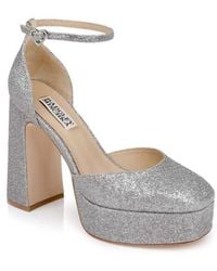 Badgley Mischka - Jayda Ankle Strap Platform Pump - Lyst