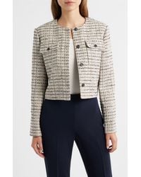 Theory - Tweed Jacket - Lyst