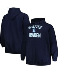 Profile - Deep Sea Seattle Kraken Big & Tall Arch Over Logo Pullover Hoodie - Lyst
