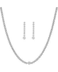 Bearfruit Jewelry - Celeste Tennis Necklace & Earring Set Holiday Gift Idea - Lyst