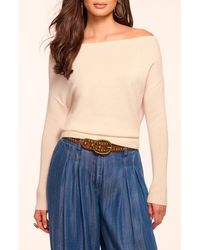 Ramy Brook - Chance Wool Off The Shoulder Sweater - Lyst