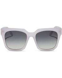 DIFF - Ariana 54Mm Gradient Square Sunglasses - Lyst