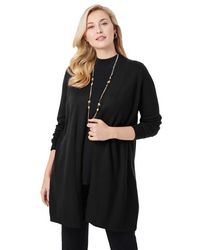 Jessica London - Fine Gauge Cardigan Topper - Lyst