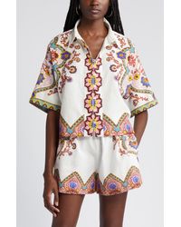 Cleobella - Jeni Cotton & Linen Button-up Shirt - Lyst