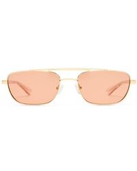 Le Specs - Le Mimi 57Mm Aviator Sunglasses - Lyst