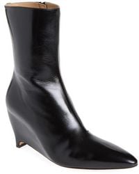 Maison Margiela - Heel Less Pointed Toe Wedge Ankle Boot - Lyst