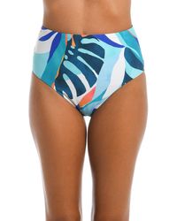 La Blanca - Coastal Palms High Waist Bikini Bottoms - Lyst