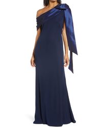 tadashi shoji gown shoulder instead try