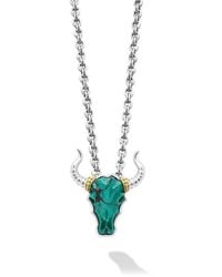 Lagos - Anthem Bull Pendant Necklace - Lyst