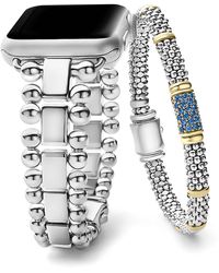 Lagos - Smart Caviar Apple Watch Band & Rope Bracelet Set - Lyst