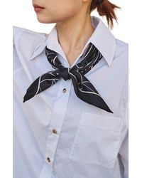 Lost Pattern - Chrysler Print Silk Bandana - Lyst