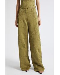 Ulla Johnson - Carine Pleated Satin Pants - Lyst